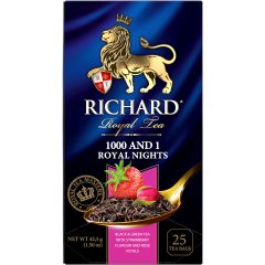   Richard 1000 és 1 királyi éjszaka, ízesített fekete- és zöld tea, filteres, 42,5g