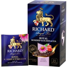 Richard Royal Csipkebogyó&Echinacea, ízesített fekete tea, filteres, 42,5g