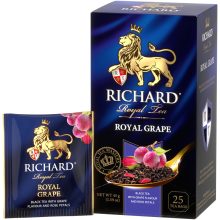 Richard Royal Szőlő, ízesített fekete tea, filteres, 45g