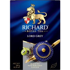   Richard Royal Lord Grey szálas, ízesített, prémium fekete tea, 180g