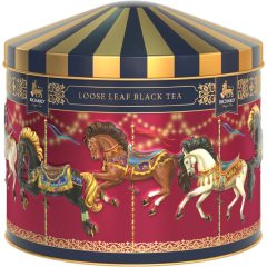   Richard Royal "Vidám Körforgás", szálas fekete tea, bordó, 100g - 2023