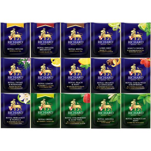 Richard Royal Assorted, prémium tea válogatás 120 filteres, 224,8g