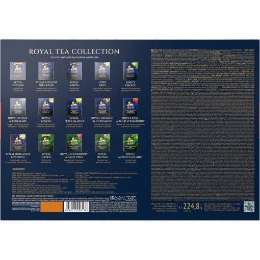 Richard Royal Assorted, prémium tea válogatás 120 filteres, 224,8g