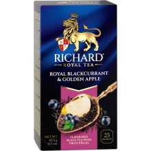 Richard Royal Feketeribizli & Golden alma, ízesített fekete tea, 25 filter x 1,7g