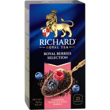 Richard Royal Vegyes bogyósgyümölcsök, ízesített fekete tea, 25 filter x 1,7g