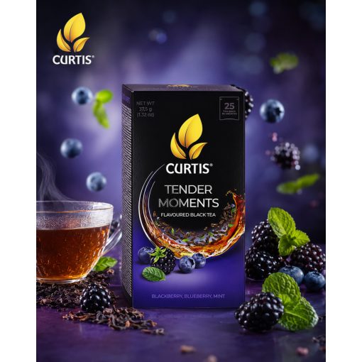 Curtis Tender Moments ízesített filteres fekete tea, 25F/37,5g