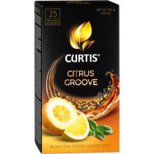 Curtis Citrus Groove , ízesített fekete tea, filteres 37,5g