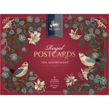 Richard Royal Képeslap filteres fekete teaválogatás 17,1g BORDÓ