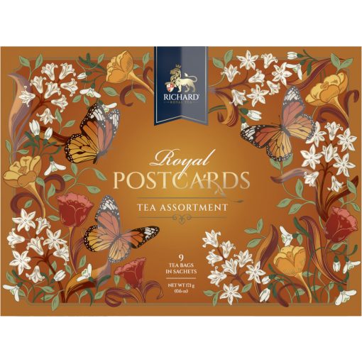 Richard Royal Képeslap filteres fekete teaválogatás 17,1g GOLD