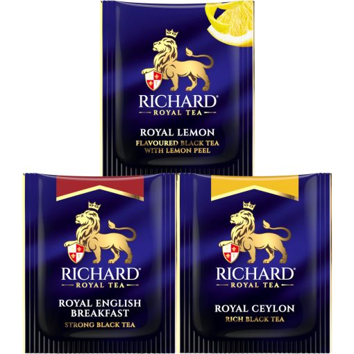 Richard Royal Képeslap filteres fekete teaválogatás 17,1g GOLD