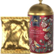 Richard Royal Bergamot & Flower Petals ízesített, szálas fekete tea, fémdobozban 60 g - RED
