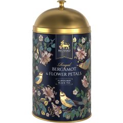   Richard Royal Bergamot & Flower Petals ízesített, szálas fekete tea, fémdobozban 60 g - BLUE