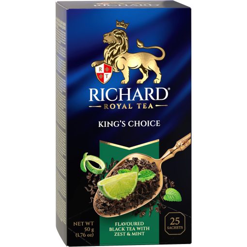 Richard Royal Királyi Választás ízesített fekete tea, 25 filter