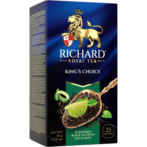 Richard Royal Királyi Választás ízesített fekete tea, 25 filter