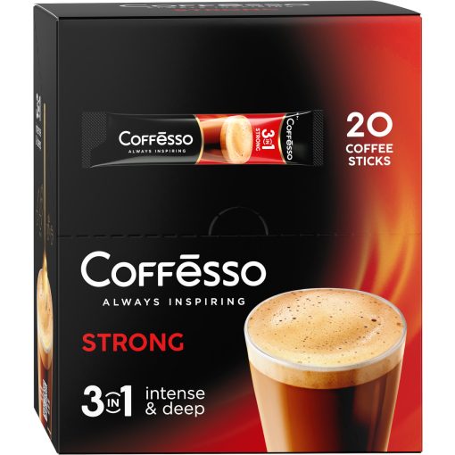 Coffesso Strong 3in1 instant kávé, 20x15g