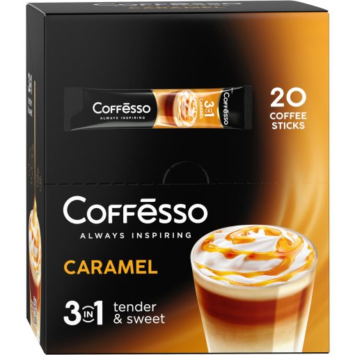Caffesso Caramel 3in1 instant kávé, 20x15g