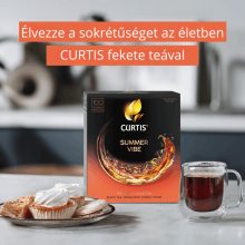 Curtis Summer Vibe Ízesítet Fekete tea, 100 filter
