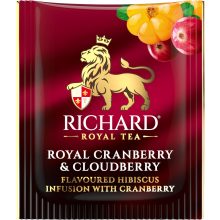 Richard Royal Áfonya & Törpemálna ízesített gyümölcs tea, 25 filter