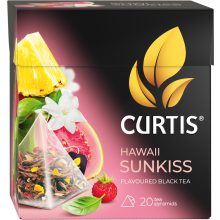 Curtis HAWAII SUNKISS ízesített fekete tea piramis filterben 34g