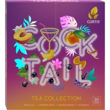 Curtis Cocktail Tea Collection - filteres ízesített tea válogatás, 4íz/doboz, 32g, pink doboz
