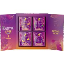 Curtis Cocktail Tea Collection - filteres ízesített tea válogatás, 4íz/doboz, 32g, pink doboz