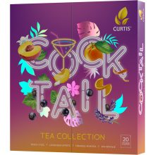Curtis Cocktail Tea Collection - filteres ízesített tea válogatás, 4íz/doboz, 32g, pink doboz