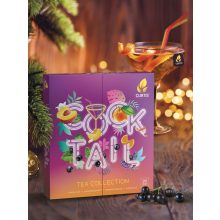 Curtis Cocktail Tea Collection - filteres ízesített tea válogatás, 4íz/doboz, 32g, pink doboz