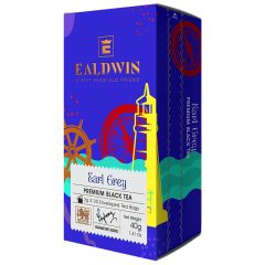 Ealdwin Filteres Tea Tasakban, Fekete Tea, Earl Grey 2g x 20