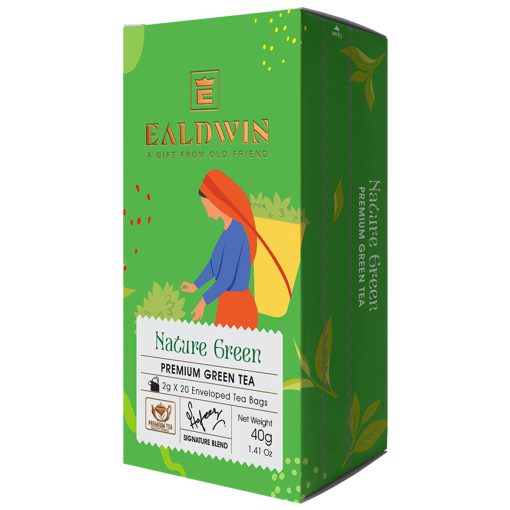 Ealdwin Filteres Tea Tasakban, Zöld Tea, Nature Green 2g x 20