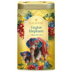   Ealdwin Ceylon Elephant 100g fémdobozos prémium szálas fekete tea