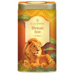   Ealdwin African Lion 100g fémdobozos, ízesített, prémium szálas rooibos tea