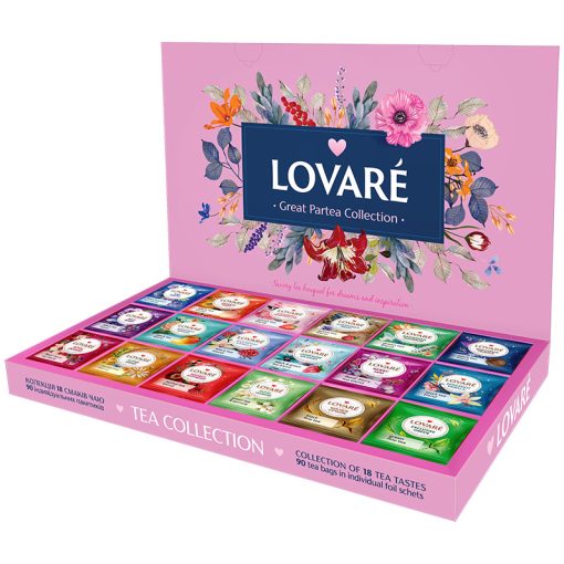 Lovaré Filteres Tea Válogatás, Great Partea Collection, 90 filteres
