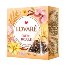 LOVARÉ Creme Brulee 30g (Fekete tea) 15 piramid filteres