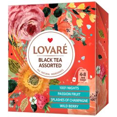   Lovaré Filteres Tea Válogatás, Fekete Tea válogatás, 32 filteres