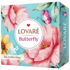   Lovaré Filteres Tea Válogatás, Butterfly Tea Collection, 45 piramid filter