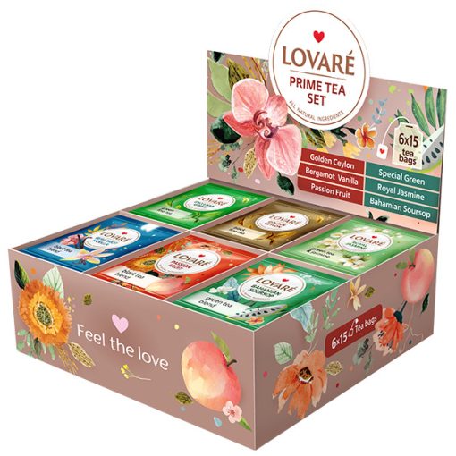 Lovaré Filteres Tea Válogatás, Prime Tea Set, 90 filteres