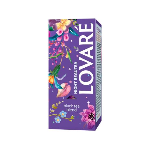 Lovaré Prémium Ízesített Tea Filteres, Night Beautea (Black tea) 24 filter
