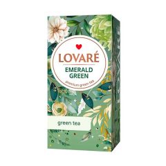   Lovaré Prémium Tea Filteres, Emerald Green ( Zöld tea ) 24 filter