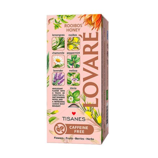 LOVARÉ Rooibos Honey 43,2g (Herbal tea) 24 filter