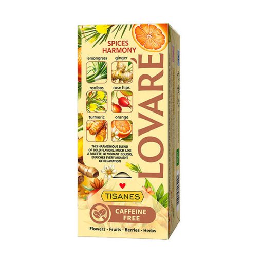LOVARÉ Spices Harmony 43,2g (Herba tea) 24 filter