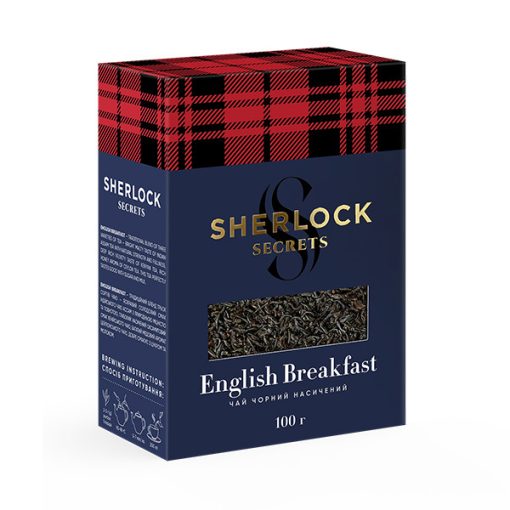 Shelrock Secrets - English Breakfast, ízesített prémium szálas fekete tea, 100g