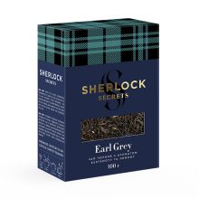 Sherlock Secrets - Earl Grey, ízesített prémium szálas fekete tea, 100g