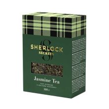 Sherlock Secrets - Jasmine Tea, ízesített prémium szálas zöld tea, 100g