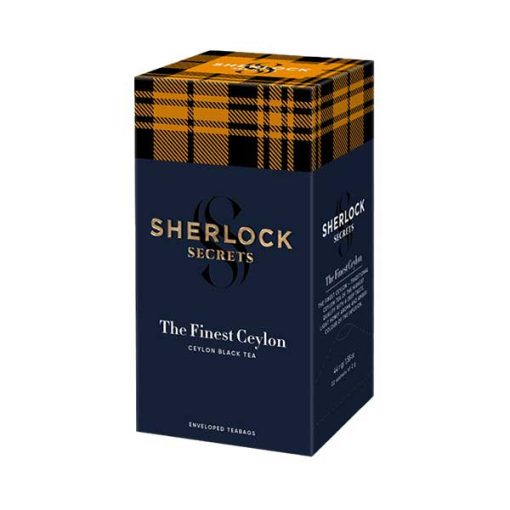 Sherlock Secrets - The Finest Ceylon, filteres fekete tea, 44g, 22filter