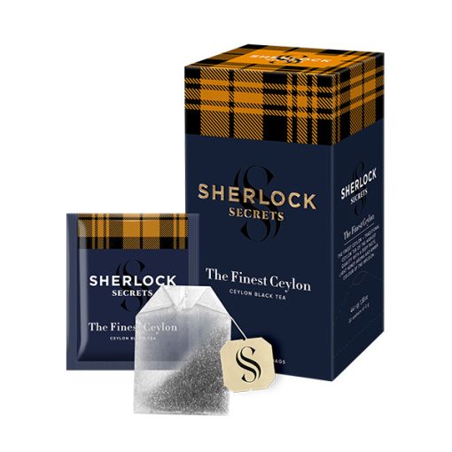 Sherlock Secrets - The Finest Ceylon, filteres fekete tea, 44g, 22filter