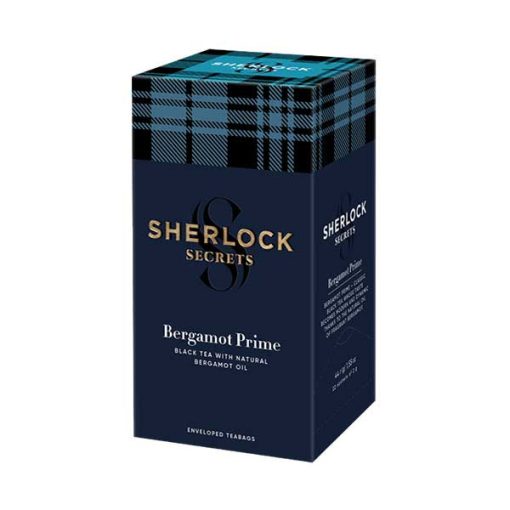 Sherlock Secrets - Bergamot Prime, filteres fekete tea, 44g, 22filter