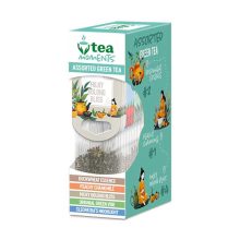 Tea Moments Assorted Green Tea, Teaválogatás 5íz - 15CP, 33,6g