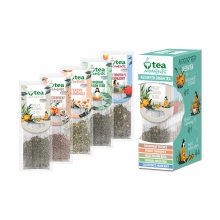 Tea Moments Assorted Green Tea, Teaválogatás 5íz - 15CP, 33,6g