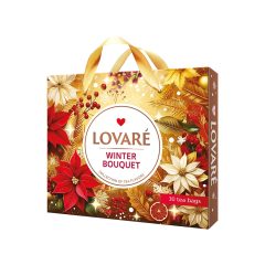   Lovaré Winter Bouquet 30F filteres tea válogatás, füles dobozban