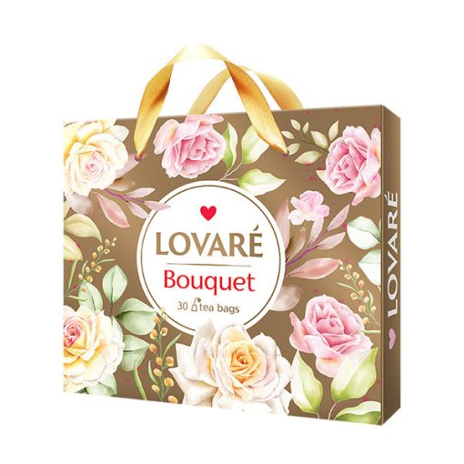 Lovaré Gold Bouquet 30F filteres tea válogatás, füles dobozban